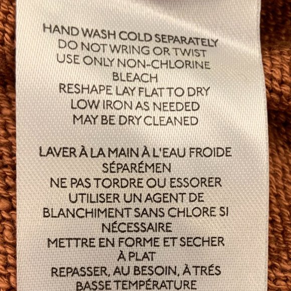 Free People Hannah Oversized Tunic Sweater Vest Knit Bronze V-Neck Size XS - Picture 9 of 9